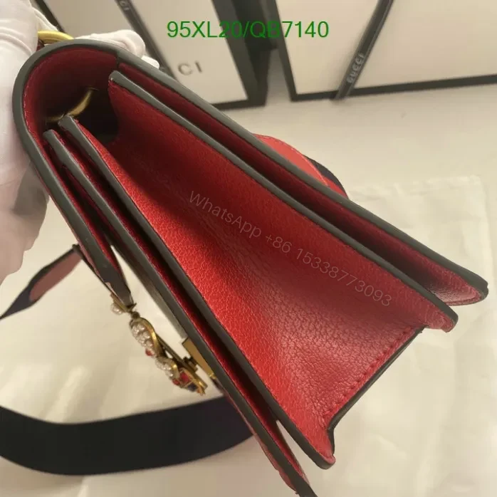 View 11 of Gucci Replica Queen Margaret Bee Bag QB71401 – GG Canvas & Leather Design