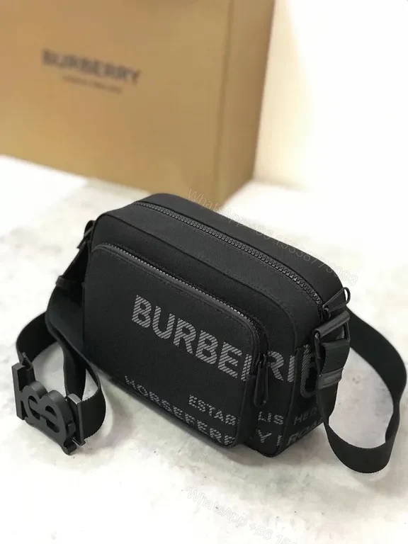 View 8 of Black Burberry Crossbody: Compact Luxury, All-Day Versatility
