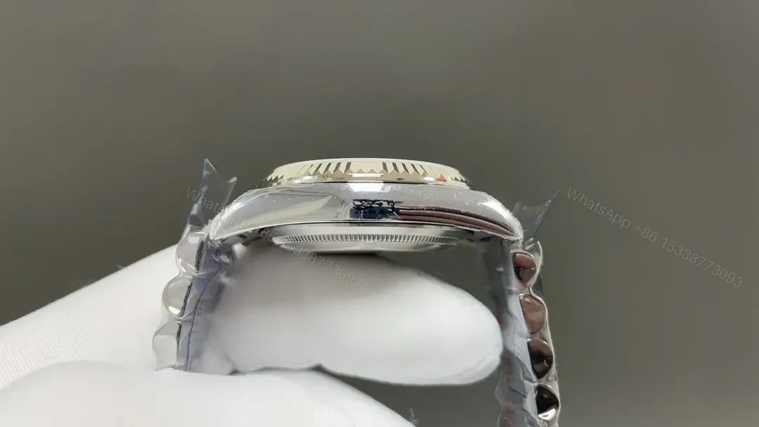 View 5 of Rolex Day-Date Violin Dial Vienna Philharmonic Green Edition Stainless Steel Pattern Bracelet 36mm RG-DD36-PUZZLE-WG