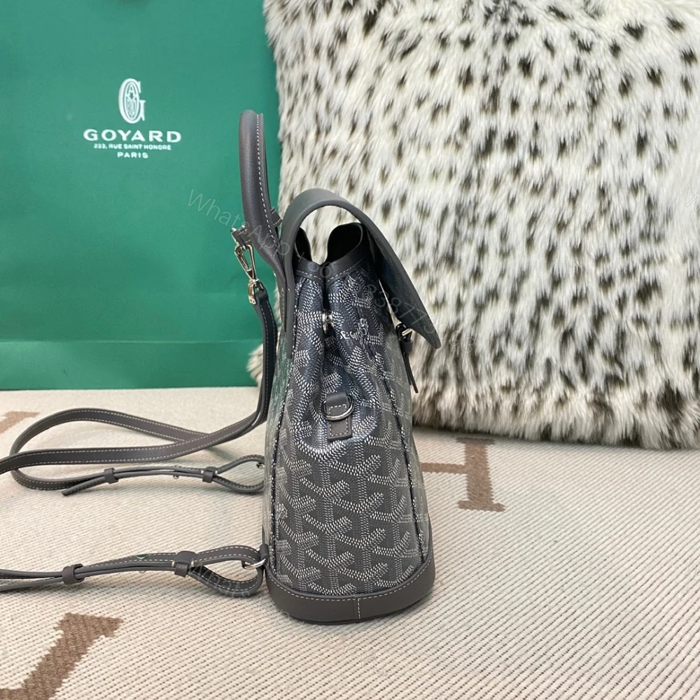 View 3 of 高仿Goyard*ALPIN5經典老花滿印雙肩包灰色免檢版