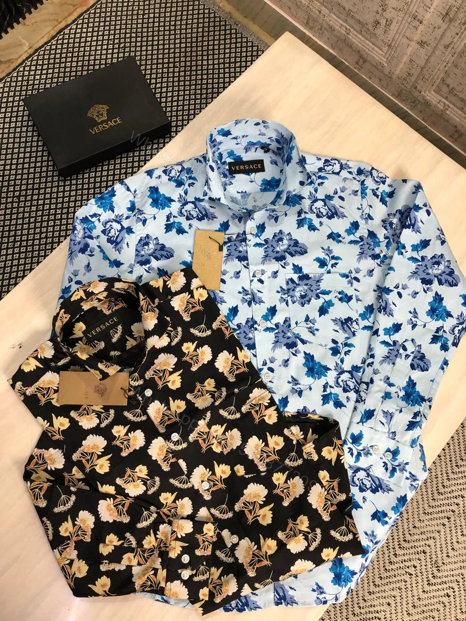 View 8 of First Copy Versace Exclusive Printed Shirts for Men