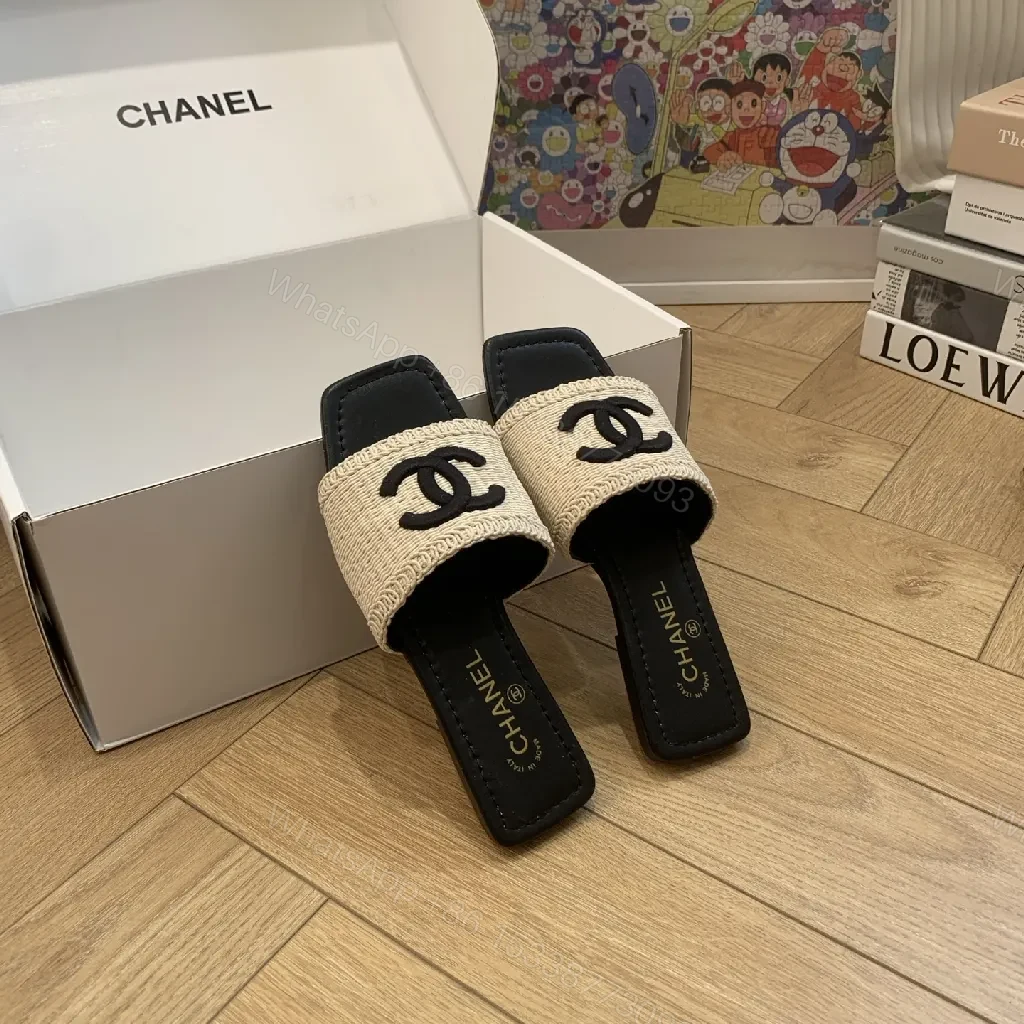 View 6 of Textured Slip-Ons: Casual Luxe Sandals with Signature Detail