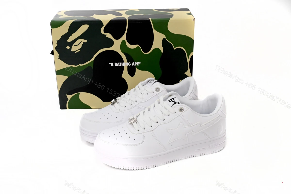 A Bathing Ape Bape Sta Low White — view 2