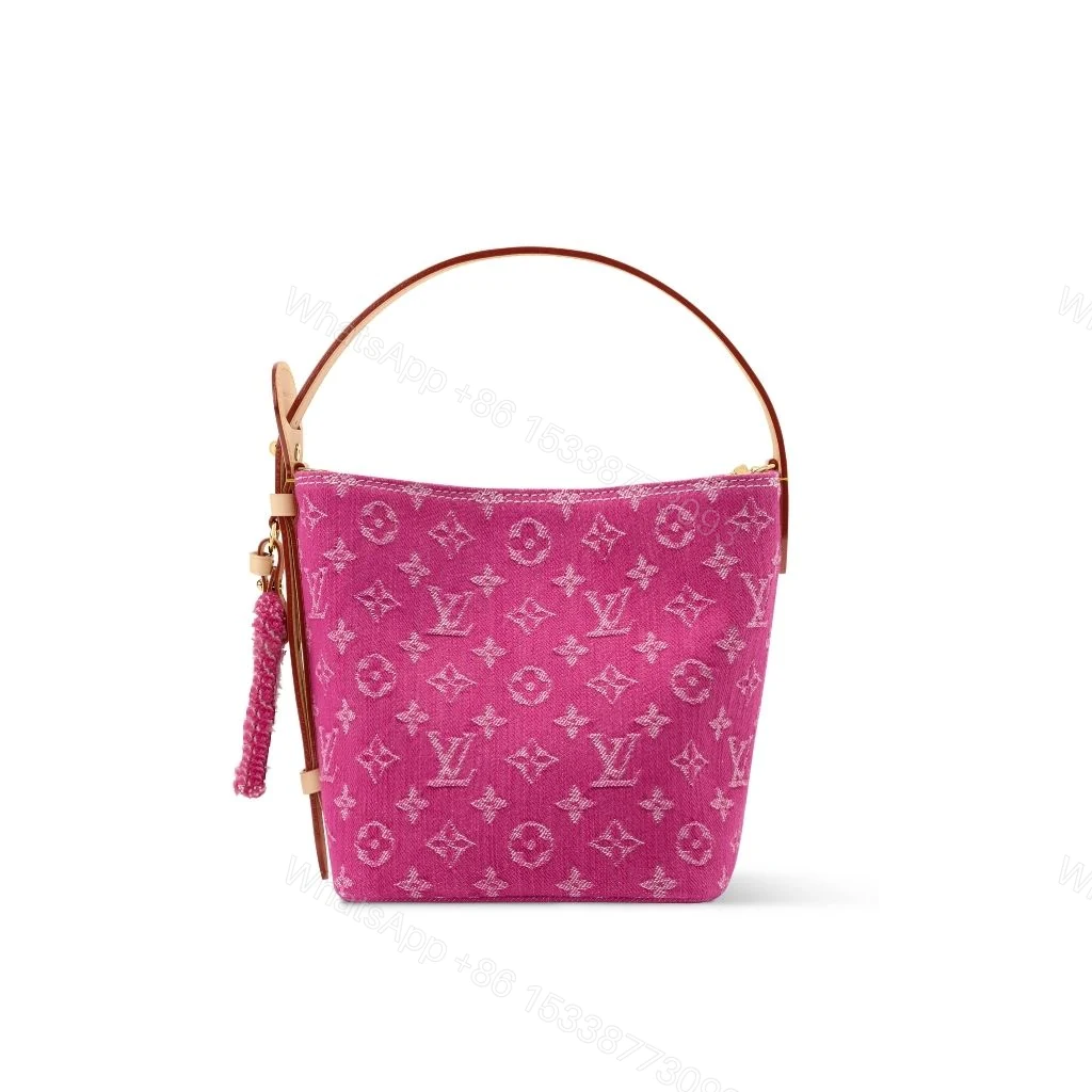 Louis Vuitton All In BB Fuchsia Denim 18cm M27626 — view 1