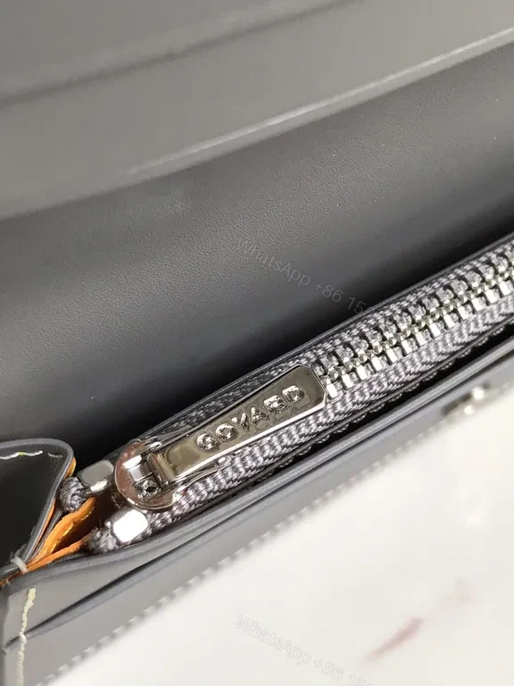 View 5 of Charcoal Leather + Textured Pattern + Modern + Discreet Luxe + Compact Wallet