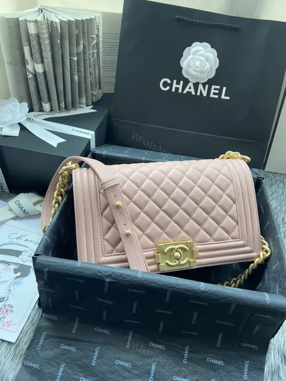 View 8 of Soft Pink Quilted Luxury Bag â€“ Day-to-Night Chic Crossbody