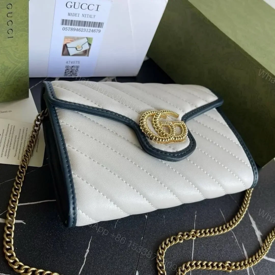 View 7 of Gucci Chain Wallet GG Marmont