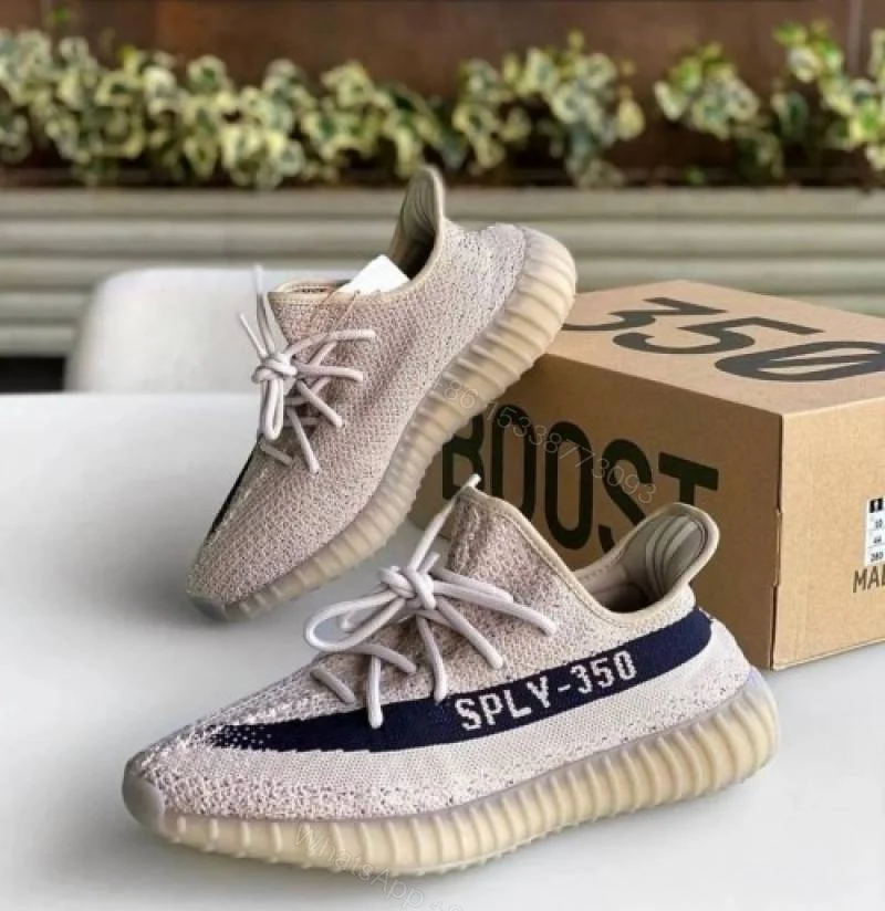 View 3 of First Copy Adidas Yeezy Boost 350 V2 Slate Semi UA With Accessories