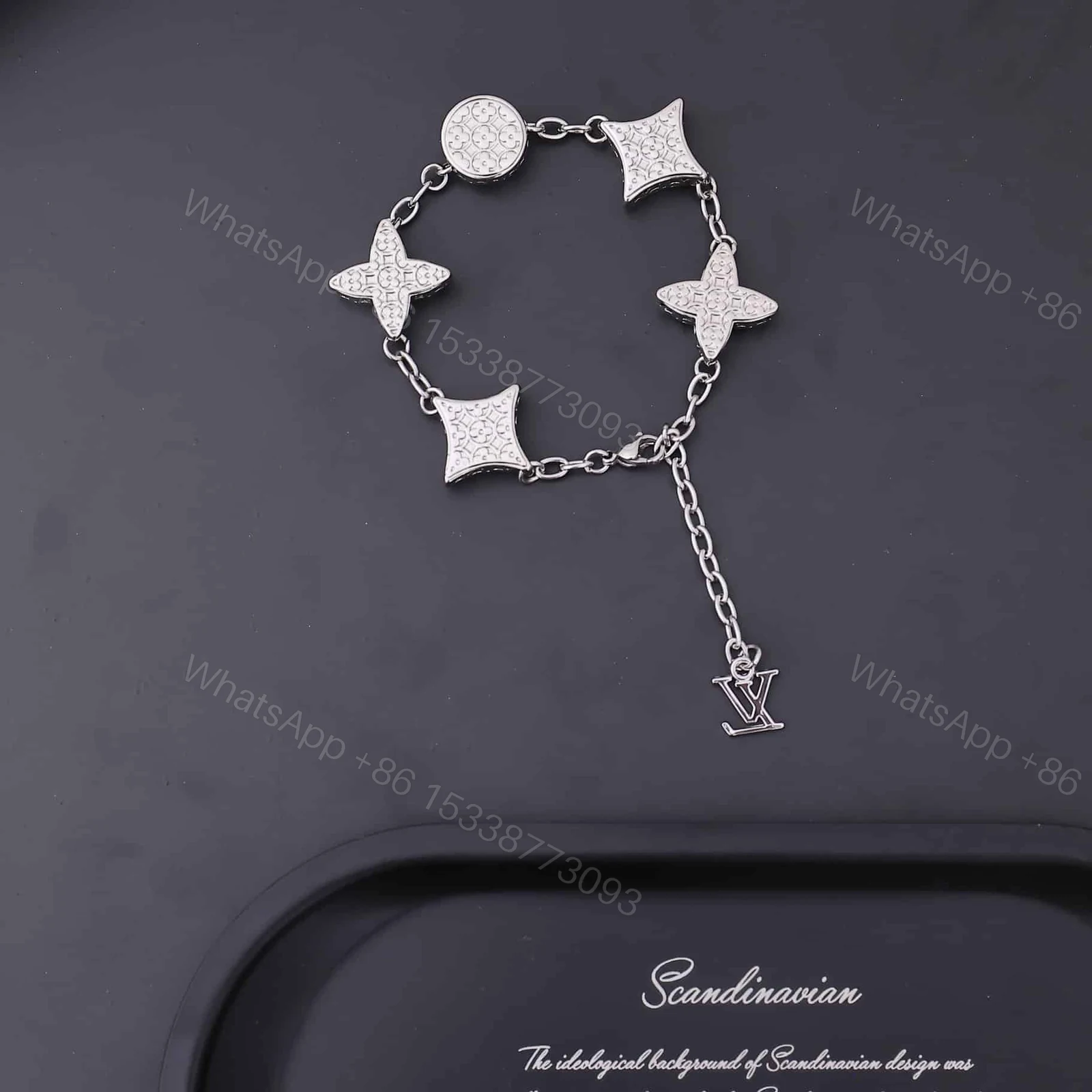 View 3 of LOUIS VUITTON MONOGRAM BIG PARTY BRACELET M0955A