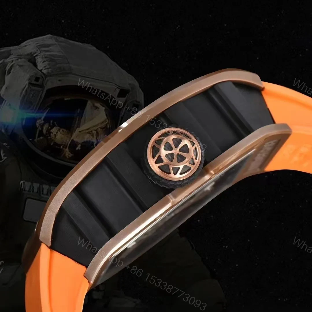 View 7 of Richard Mille RM52-05 Pharrell Williams Mars Mission Orange Strap Tourbillon Watch RM52-05-ORANGE