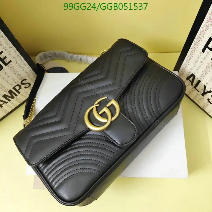 View 7 of Medium Gucci GG Marmont Shoulder Bag in Whitewith Gold Hardware 543219