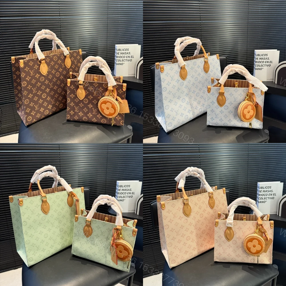 View 9 of Louis Vuitton Onthego PM Monogram Origine Vert Asnières 25Cm
