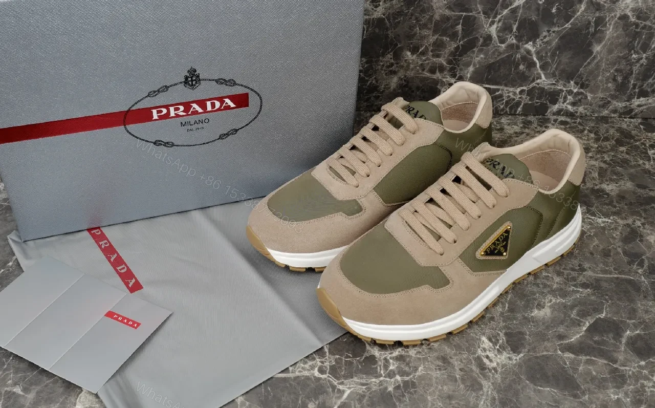 Earth-Tone Suede Tech Runner: Luxury Everyday Sneaker — view 1