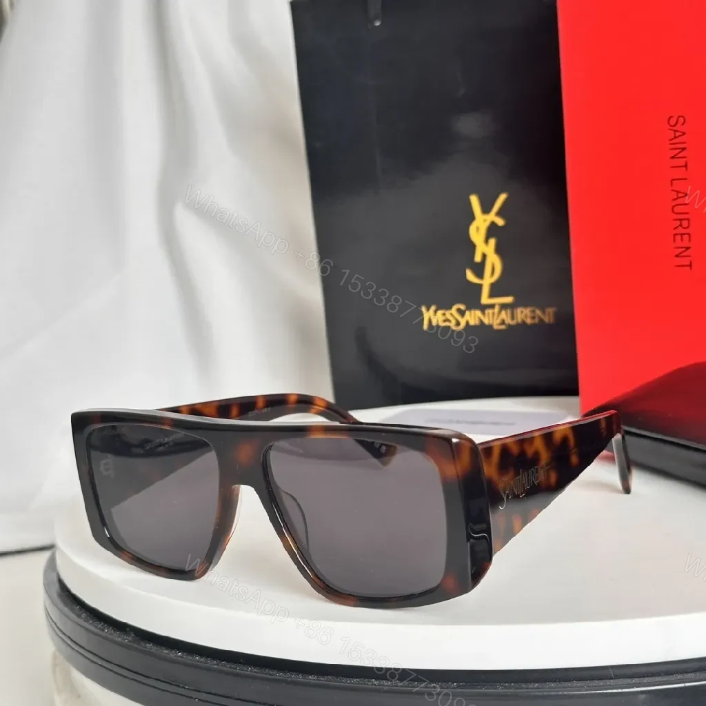 View 9 of Oversized Tortoiseshell Sunglasses: Signature Luxe Eyewear with Logo Details