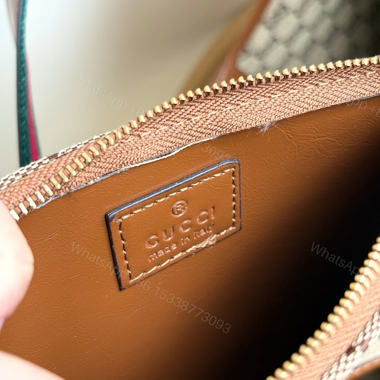 View 8 of Gucci Giglio Large Tote Bag Dark Brown 60Cm