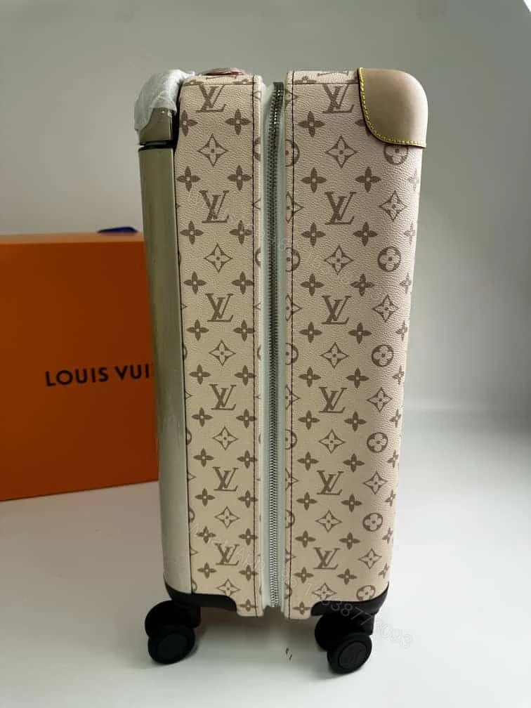 View 4 of Louis Vuitton Horizon 55 Suitcase Coated Canvas Saffron 55Cm M10280