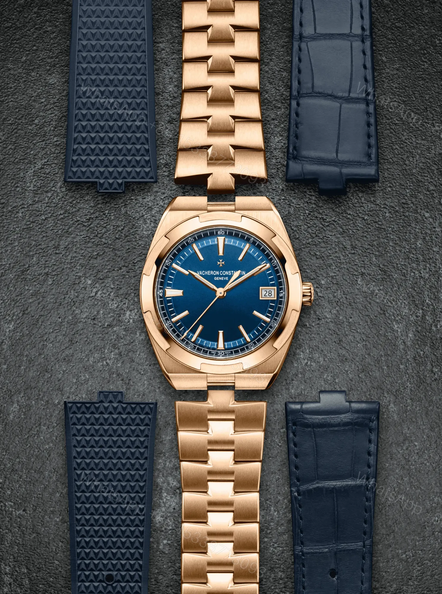 View 11 of Replica vacheron constantin Overseas self-winding 41 mm Pink gold, 18K 5N pink gold