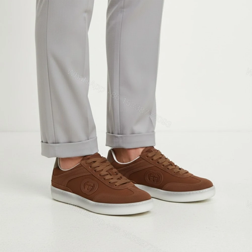 View 7 of Gucci Men G75 Sneaker Light Brown Suede