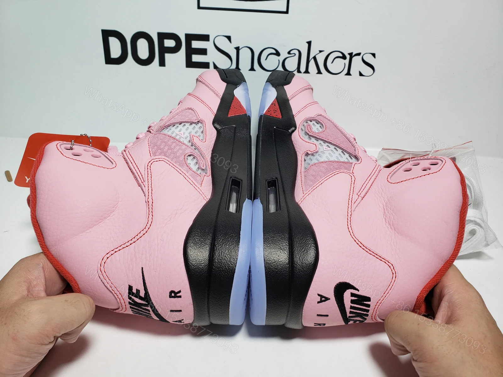 View 12 of Awake NY x Air Jordan 5 Retro 'Arctic Pink' DV4982-600