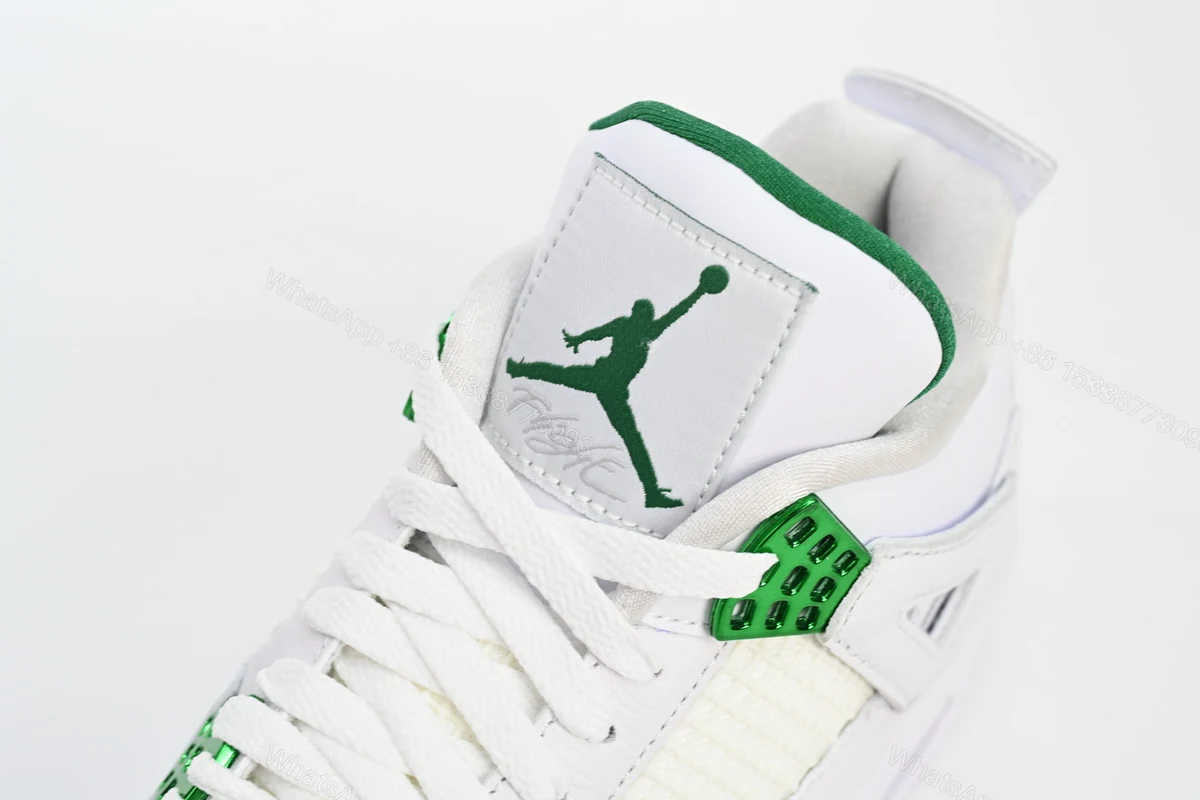 View 8 of Air Jordan 4 Retro “Metallic Green” CT8527-113