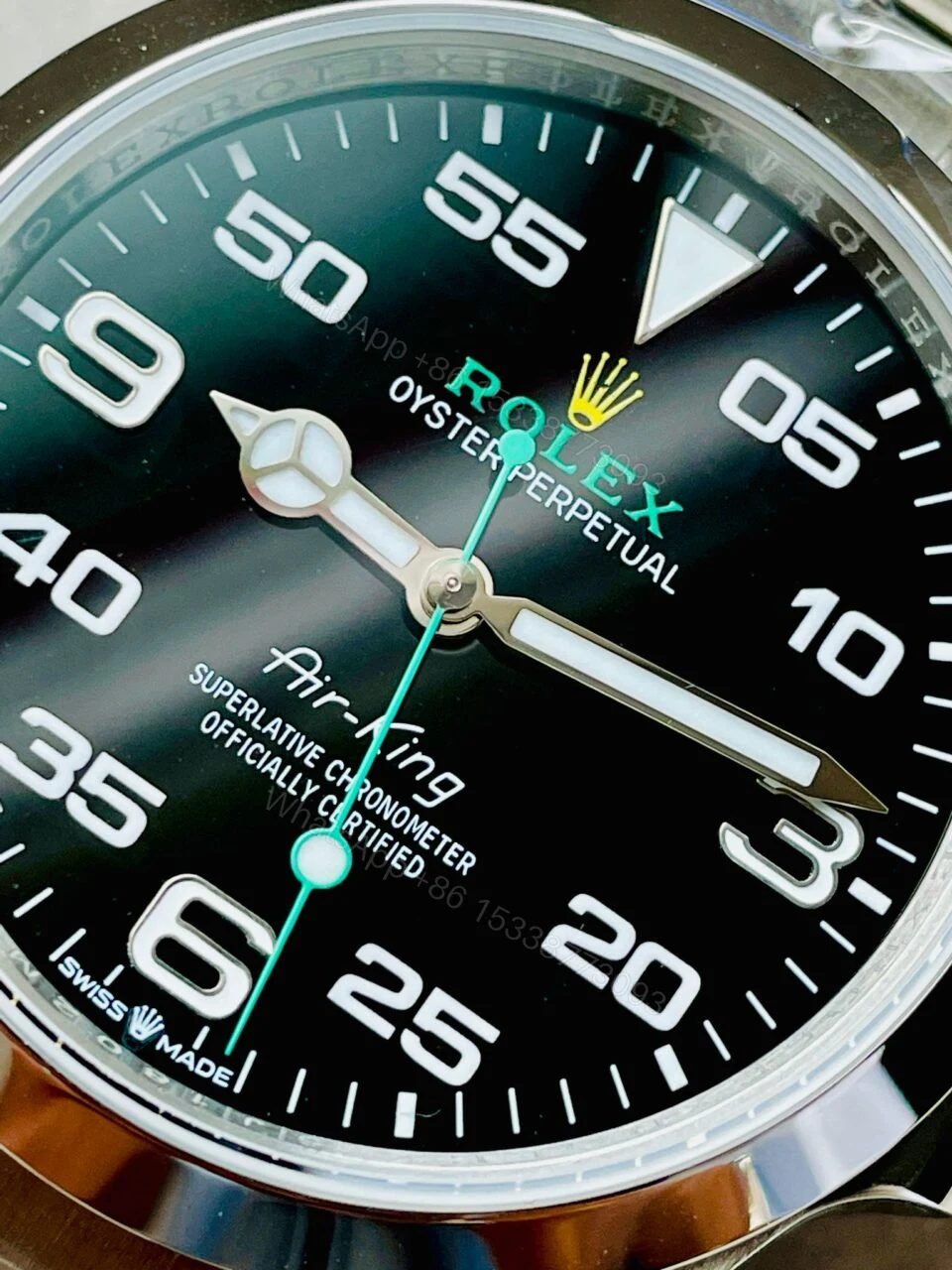 View 4 of JVSF Factory 1:1 Rolex Air-King 40mm 126900 904L SS Black Dial VR3230