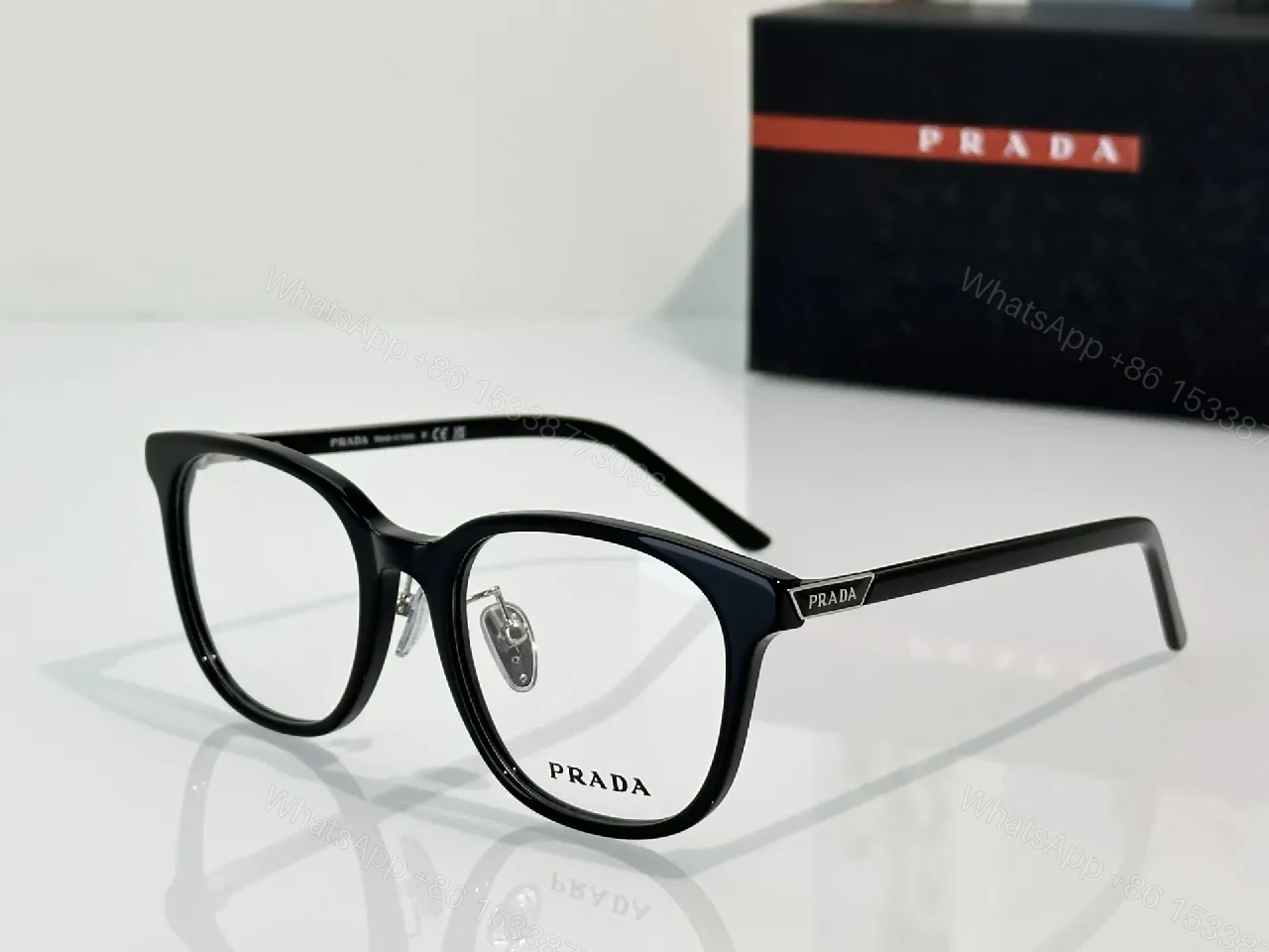 View 5 of Classic Black Acetate Eyeglasses, Designer-Inspired, Premium Comfort