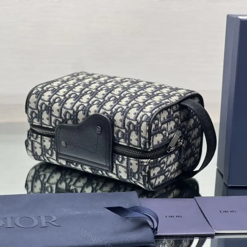 View 3 of 高仿Dior*Lingot系列2ADH27E印花面料化妝收納包免檢版