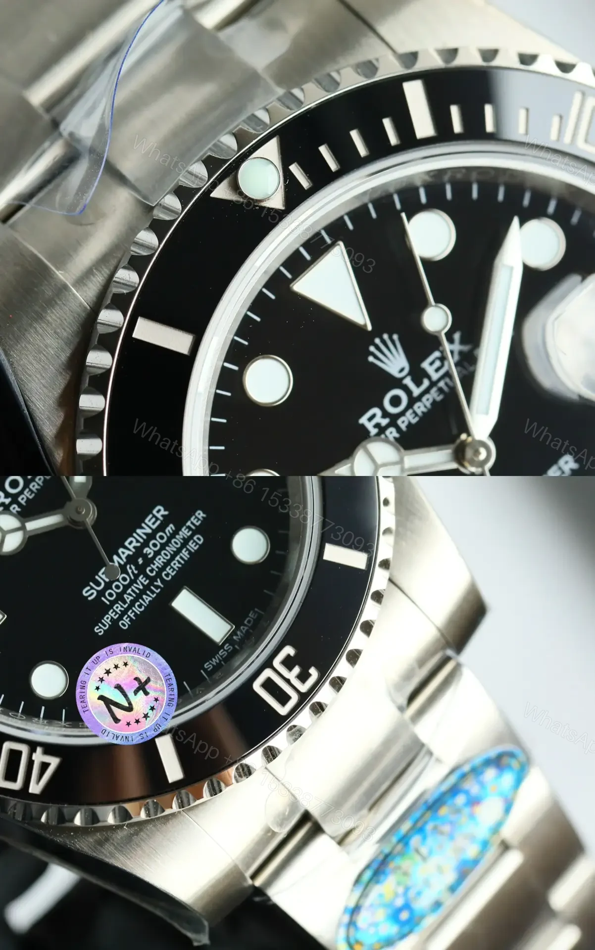View 6 of Rolex Submariner Date 41 Black Cerachrom Stainless Steel 126610LN-0001
