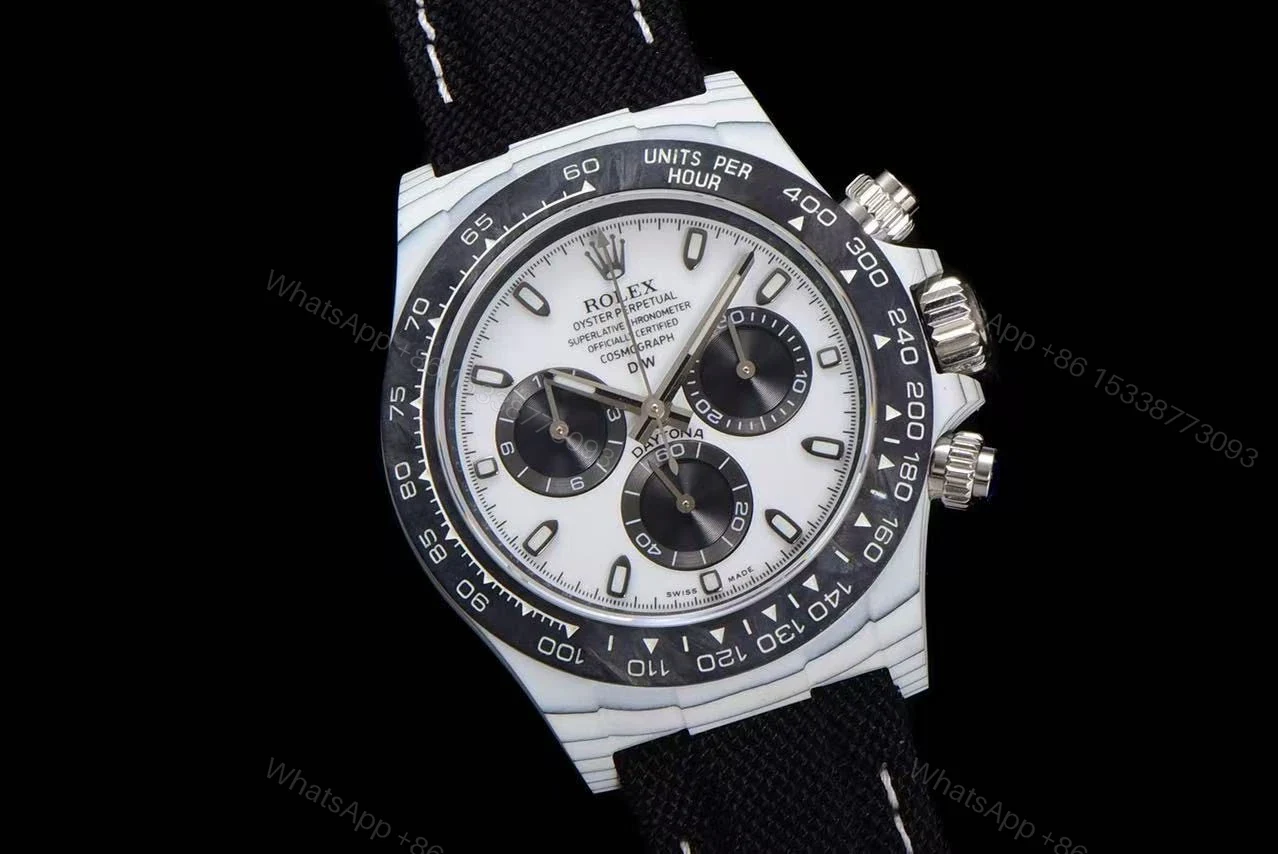 View 5 of Replica DiW Rolex Daytona Irbis V2 Carbon