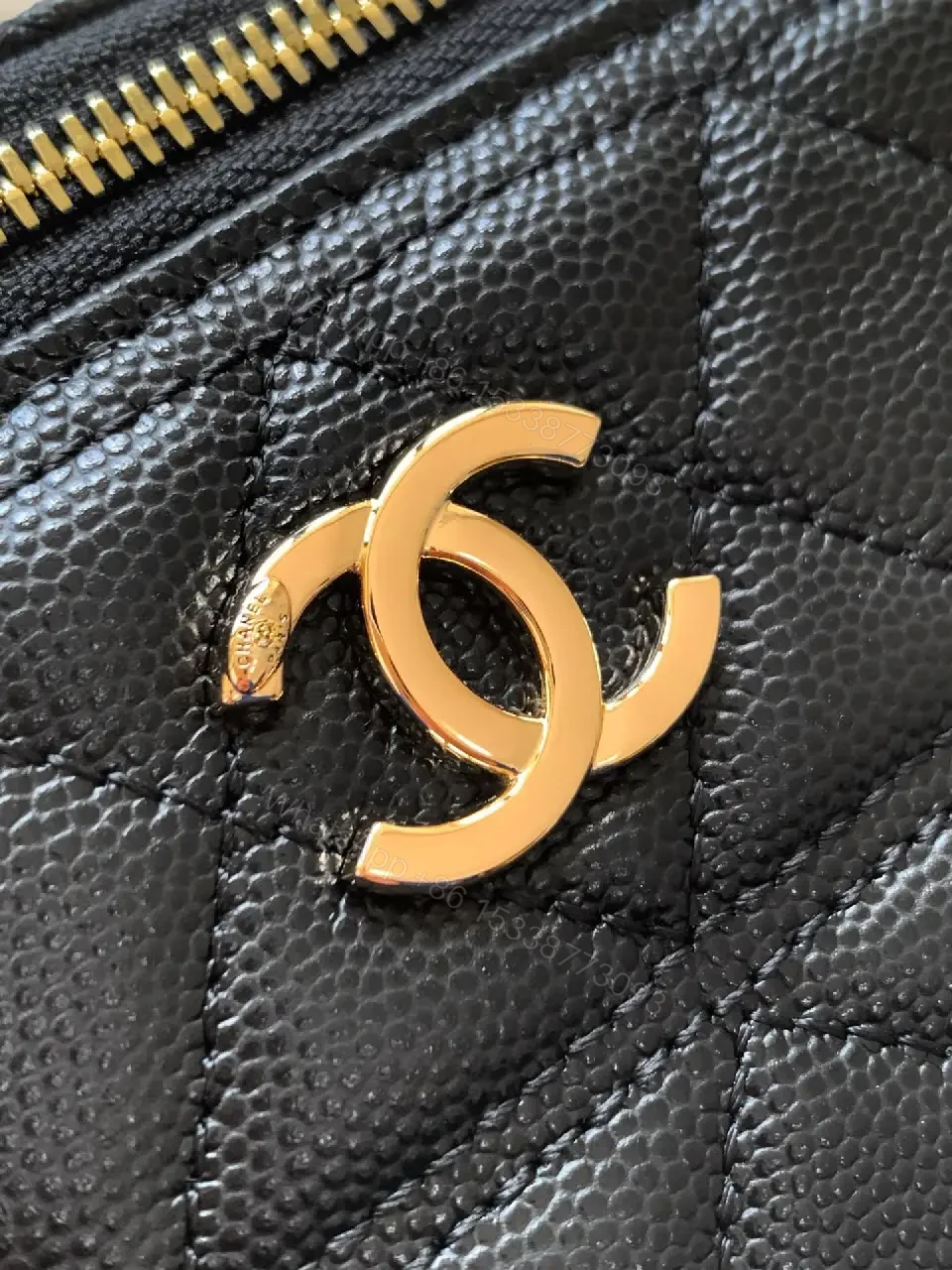 View 6 of Chic Quilted Mini Bag with Gold Hardware