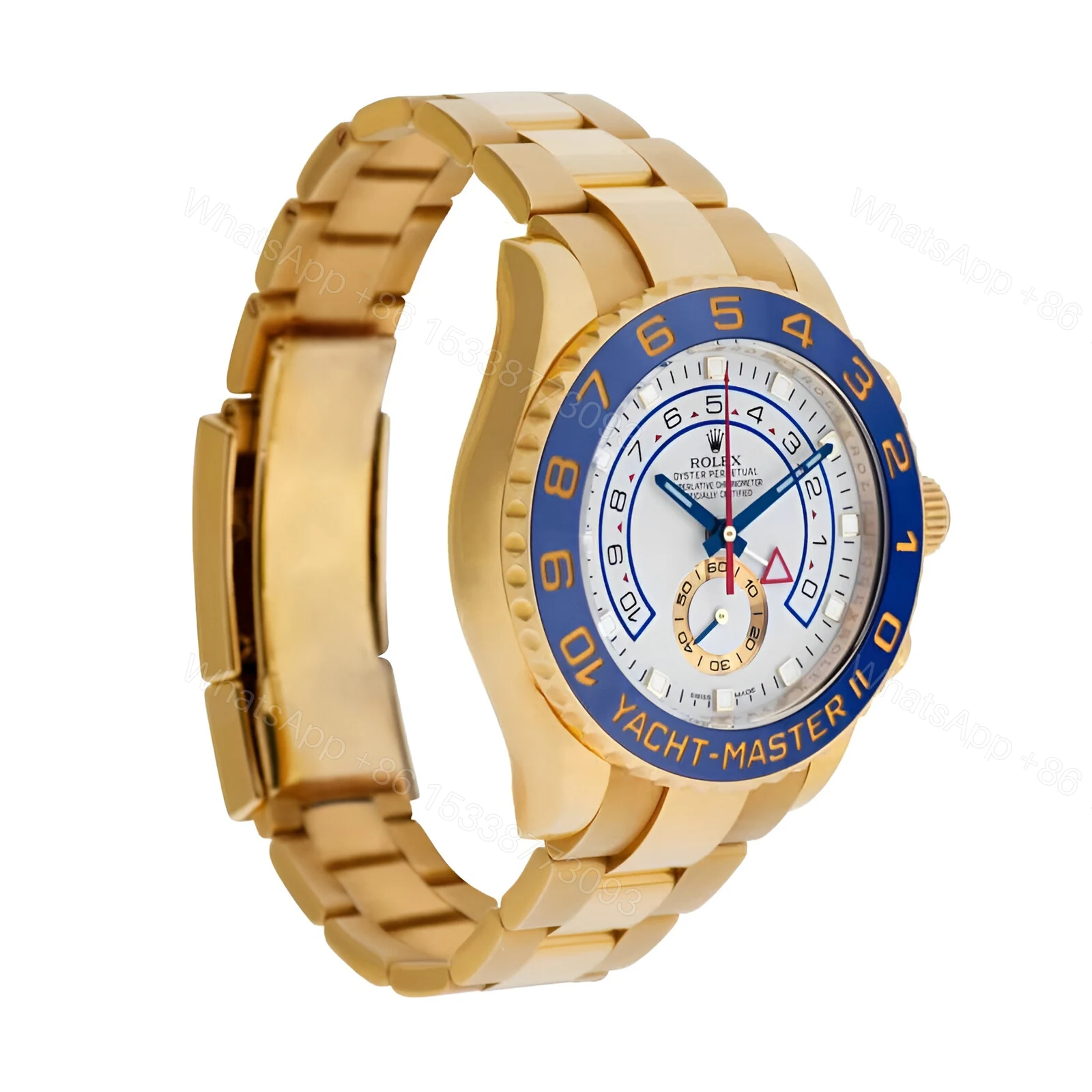 View 3 of Rolex Yacht-Master 116688 II Yellow Gold Automatic Dial Oyster Replica