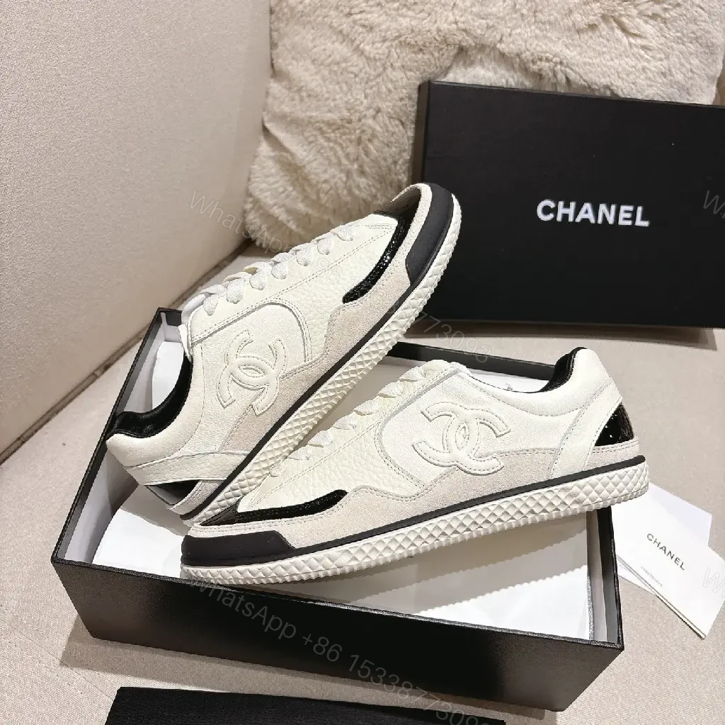 View 4 of Textured Leather Luxe Sneakers for All-Day Comfort