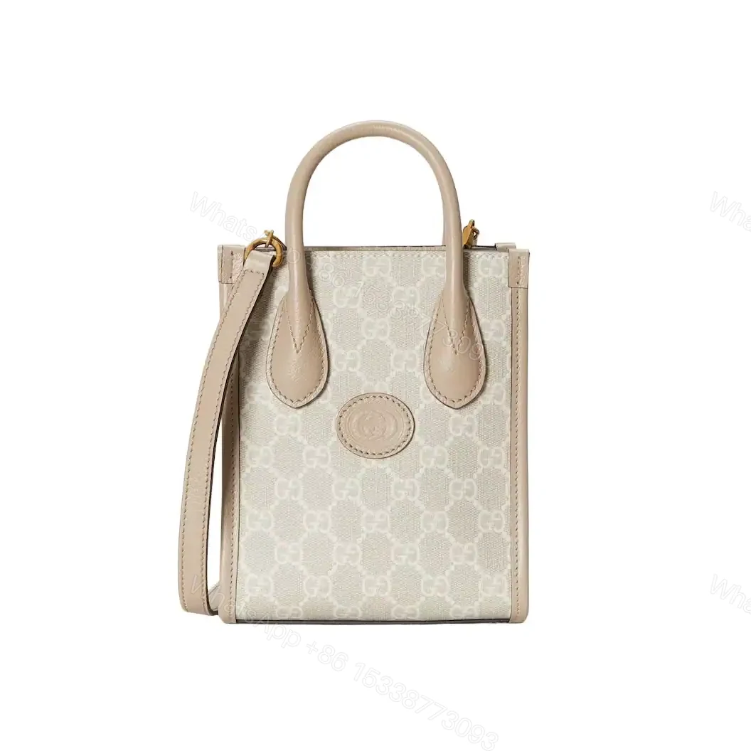 MINI TOTE BAG WITH INTERLOCKING G – GBC067 — view 1