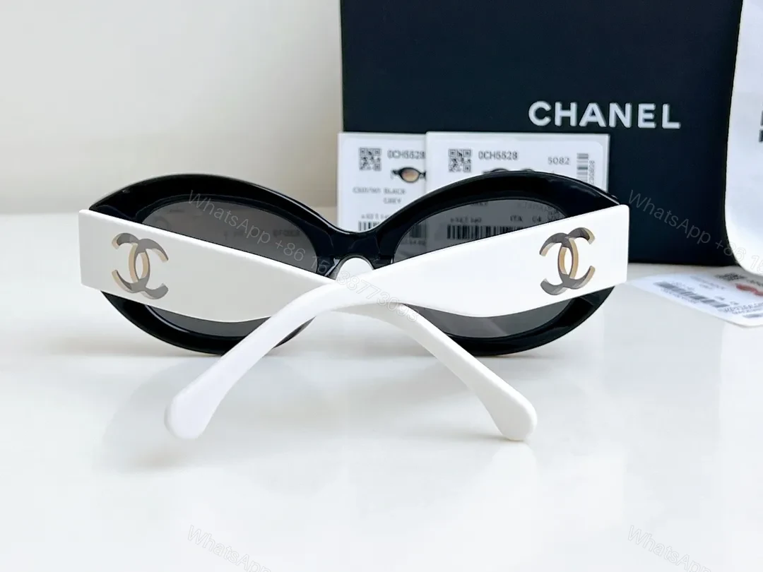 View 7 of Bold Curve Sunglasses: Black/White Acetate, Oversized Cat-Eye