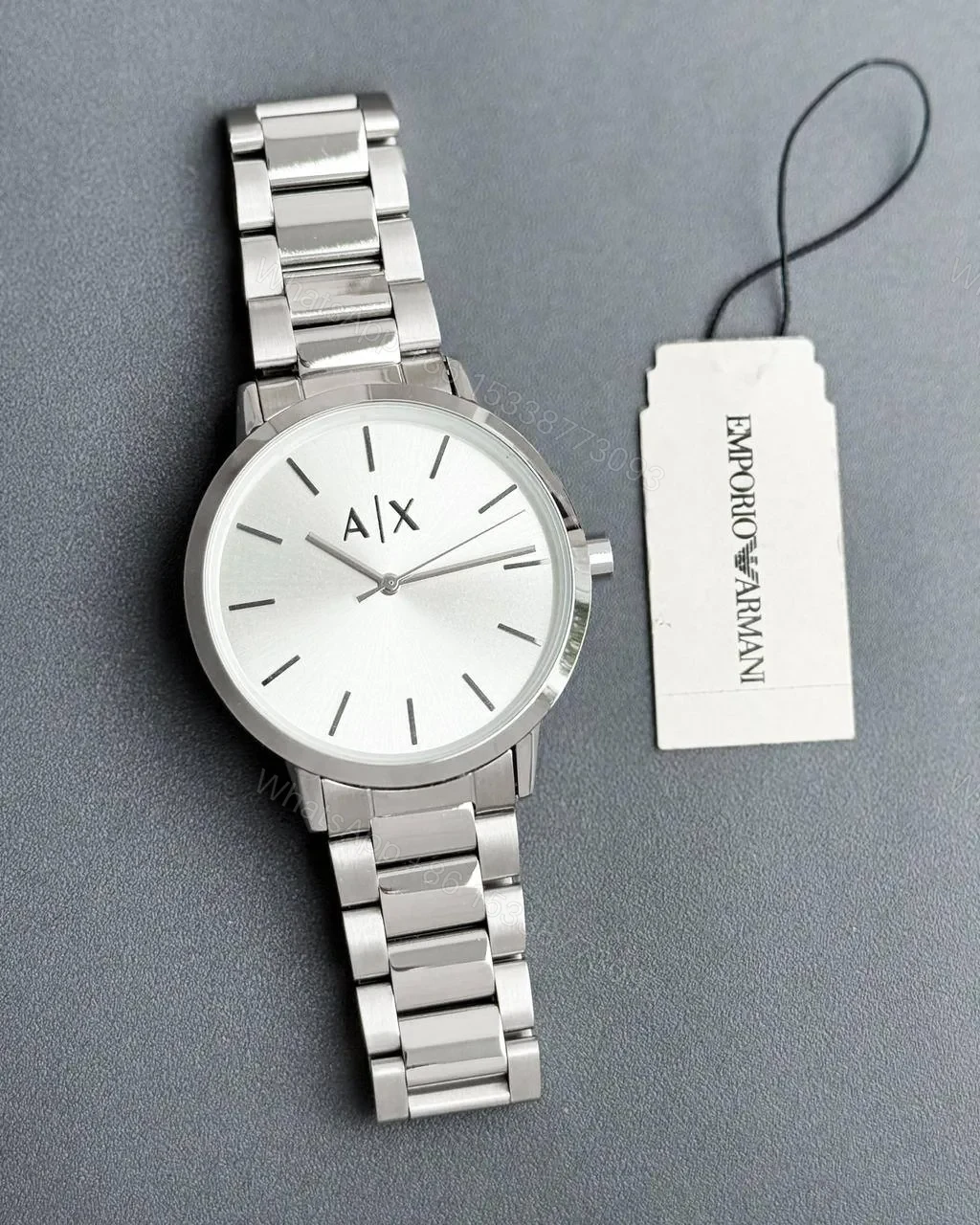 View 3 of Armani Exchange Silver Style