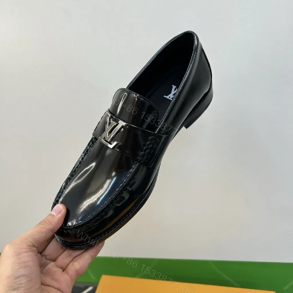 View 2 of Polished Patent Loafers: Luxury Hardware, All-Day Comfort