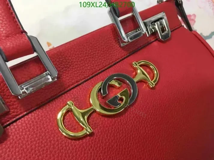 View 12 of Gucci Knockoff Black Zumi Medium Top Handle Bag HB27001