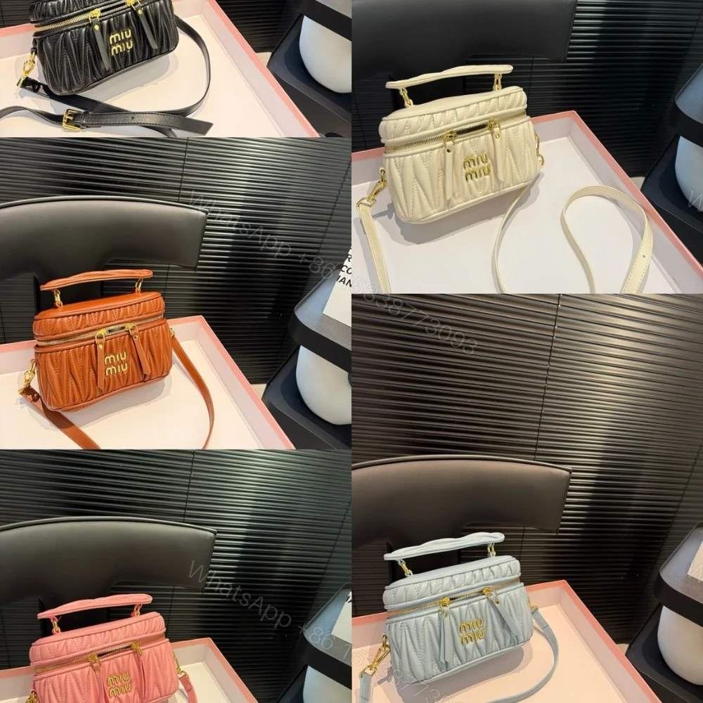 View 3 of MIUMIU MATELASSÉ NAPPA SHOULDER BAG CORNFLOWER 19CM 5BH230 N88 F0591 V OOO