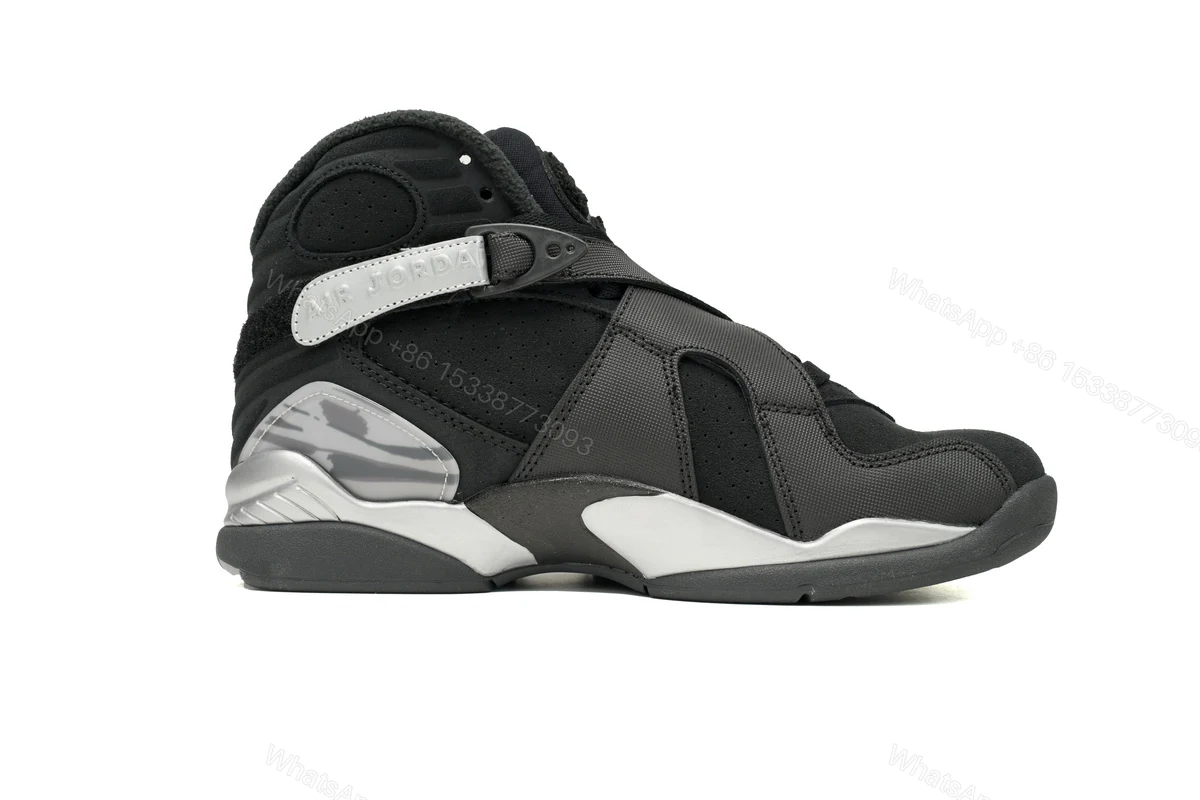 View 5 of Air Jordan x OVO Nike AJ VIII 8 Black Ash FD1334-001