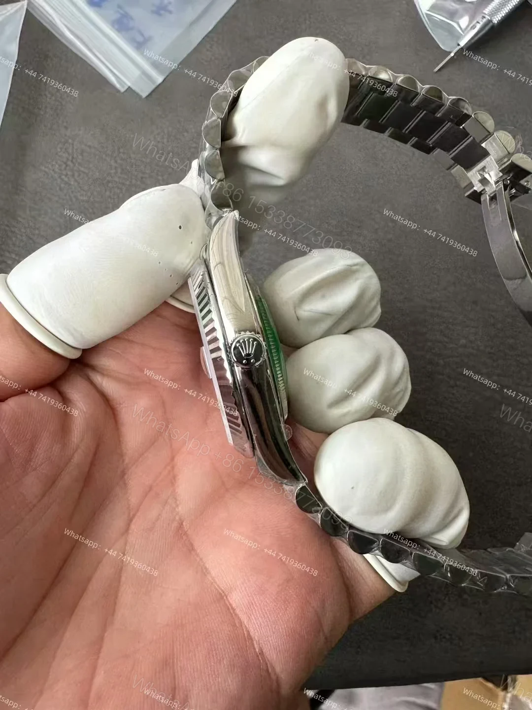 View 6 of Rolex Day-Date M228239-0060 1:1 Replica Gray Dial 40MM 3255 Movement Presidential Bracelet Super Clone Watch