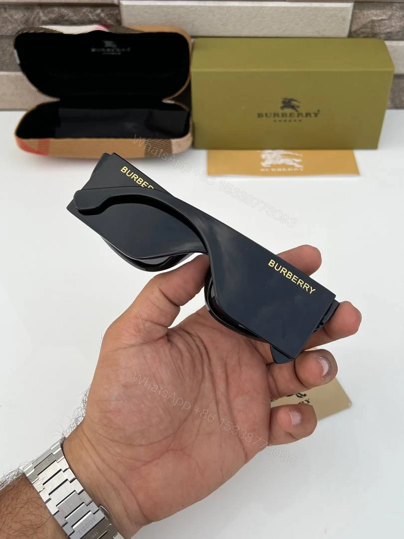 View 5 of First Copy Burberry 6148 Black Sunglasses