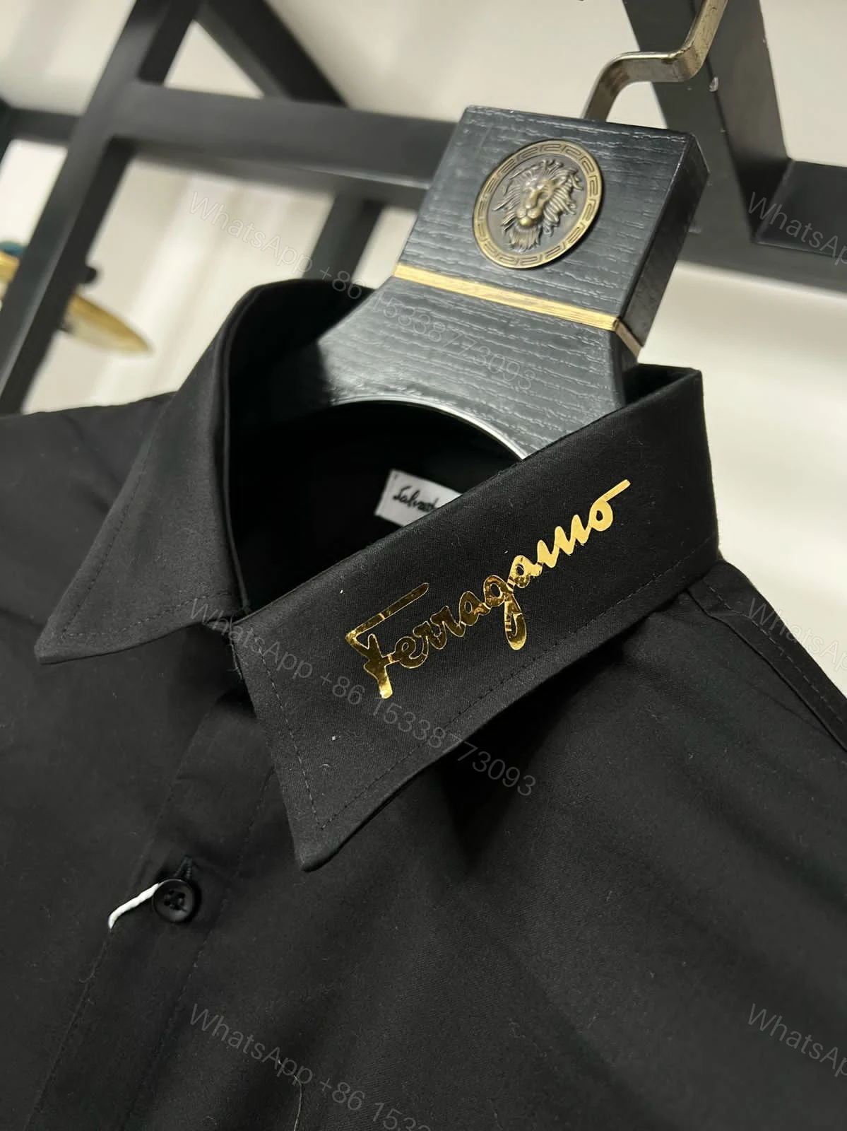 View 12 of First Copy Salvatore Ferragamo Imported Cotton Lycra Fabric Full Sleeve Shirts