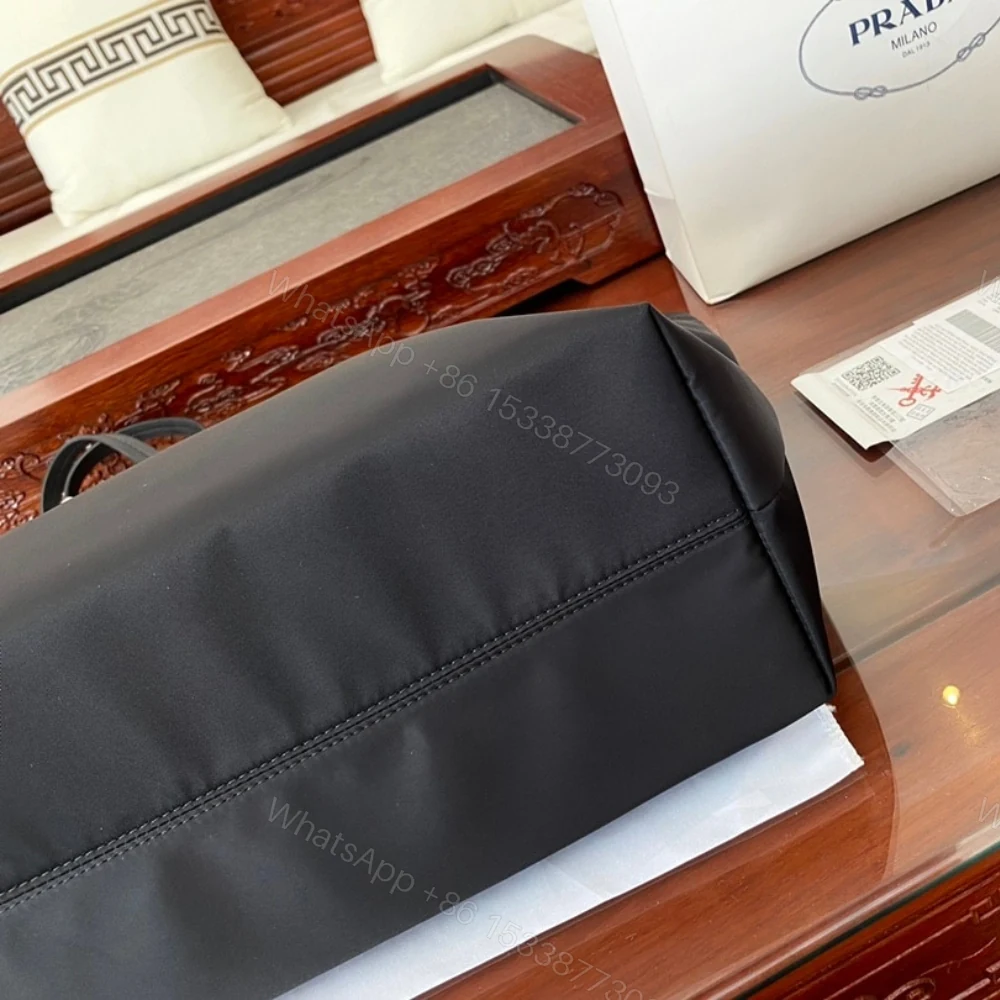 View 4 of Prada Re-Nylon And Saffiano Tote Bag Black