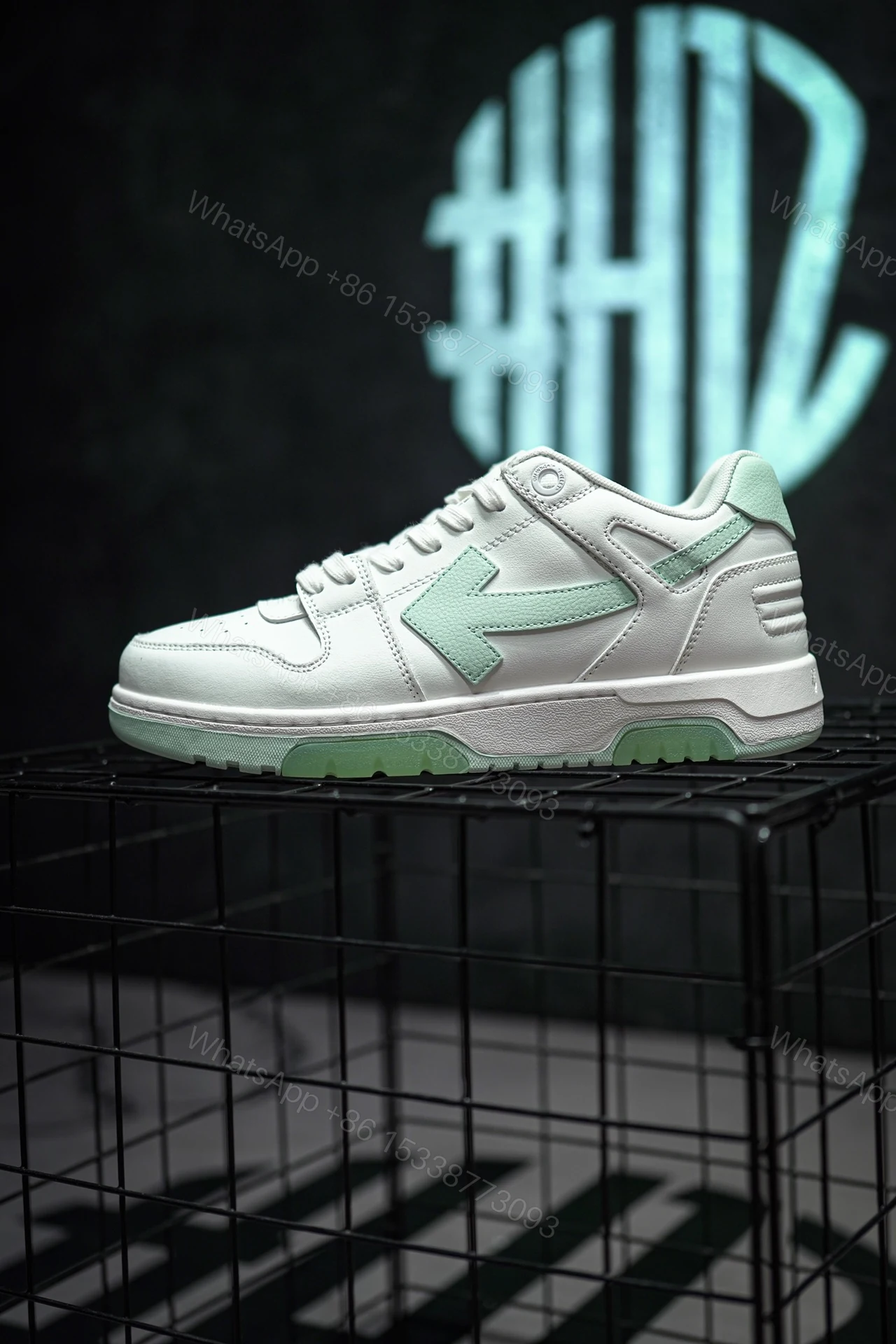 OFF-WHITE Out Of Office White Light Green — view 1