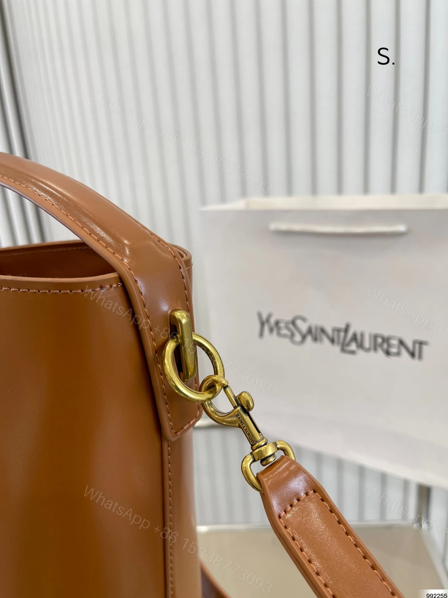 View 4 of YSL LE 5 À 7 SUPPLE SMALL IN SUEDE