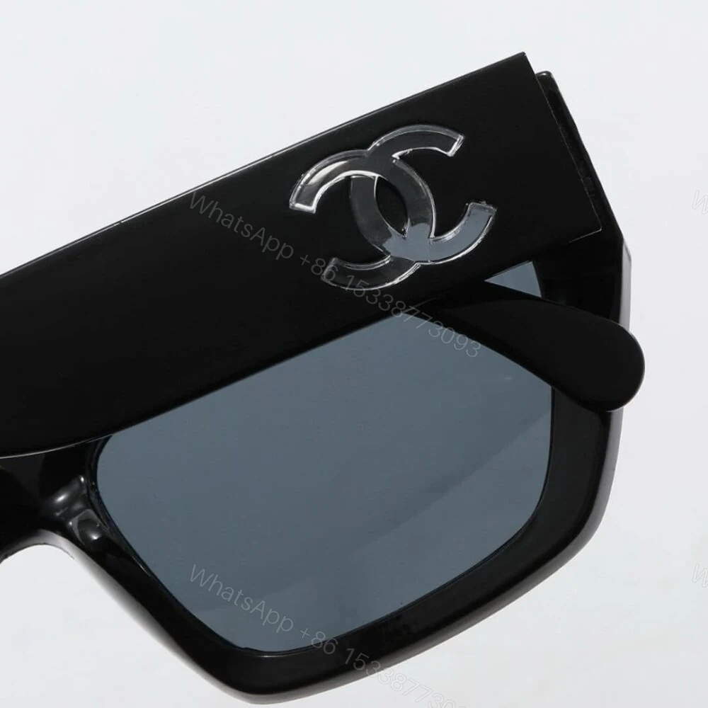 View 4 of Chanel Cat Eye Sunglasses Acetate And Nylon Black