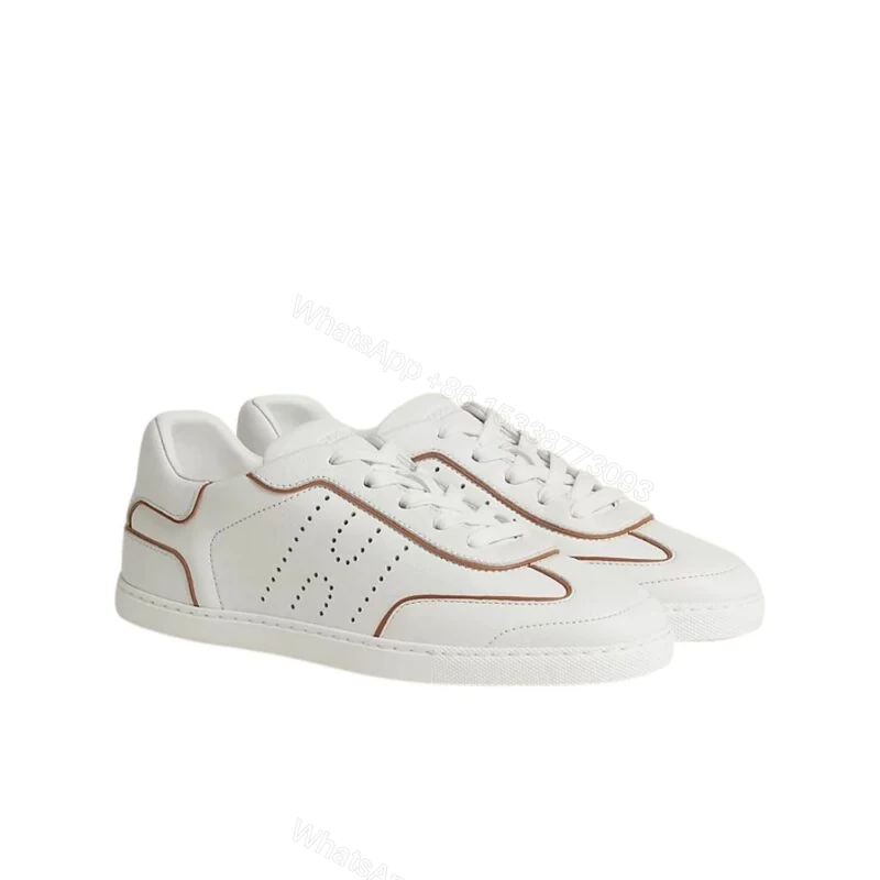 View 9 of Hermes Match Sneaker Blanc And Naturel