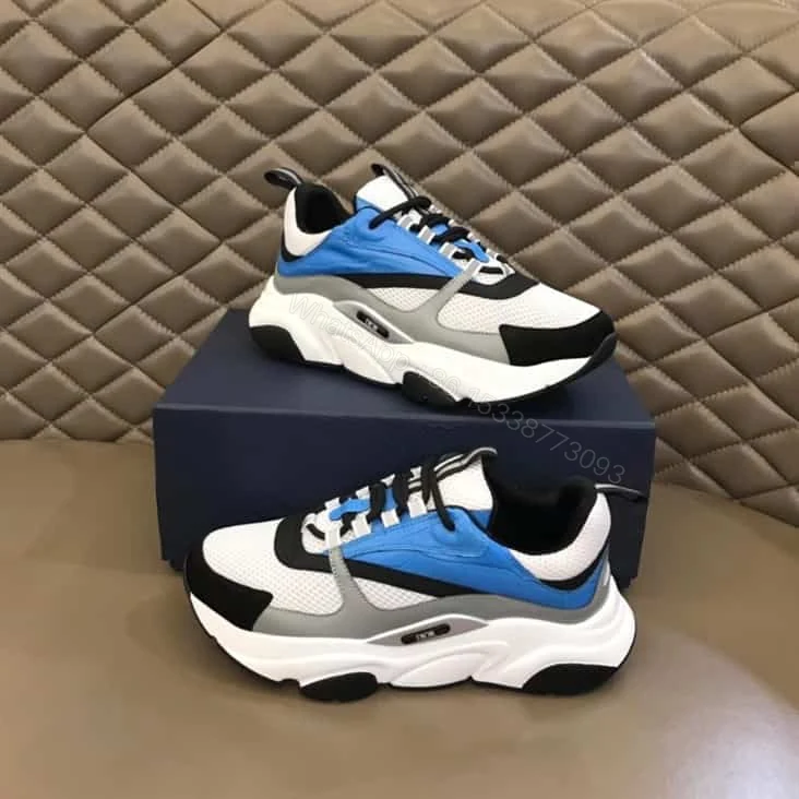 View 2 of B22 SNEAKER TECHNICAL MESH WITH AND CALFSKIN – CD108