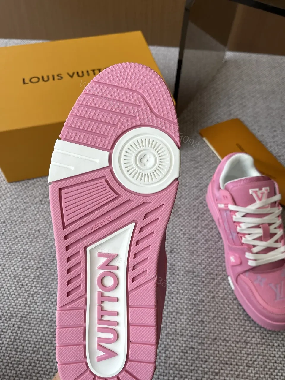 View 5 of Vivid Pink Suede Sneakers: Luxe Everyday Statement Pair