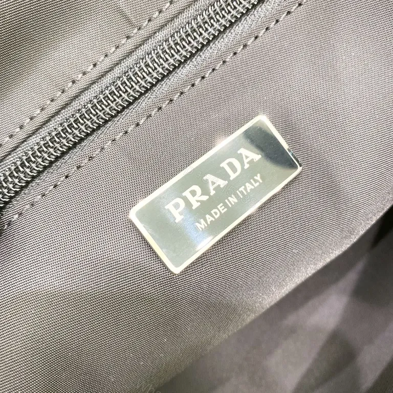 View 6 of Black Crossbody Bag - Prada-Style, Water-Resistant, Minimalist Luxury